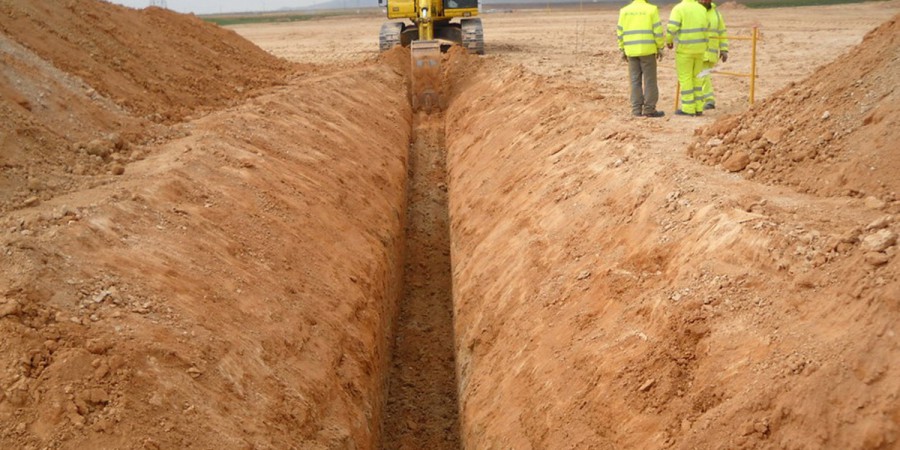 Obra hidráulica realizada por Matrain